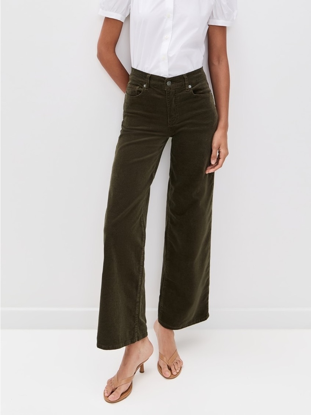 Frame Le Slim Palazzo Corduroy Jeans